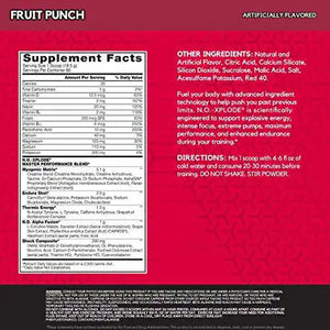 Bsn No-Xplode Legendary Pre-workout-30Serv.-5.5g . Fruity punch . Exp 02/2027