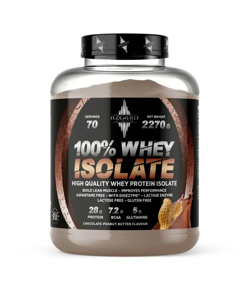 Azgard Nutrition 100% Whey Isolate High Quality Whey Protein Isolate-70Serv.-2270G.-Chocolate Peanut Butter