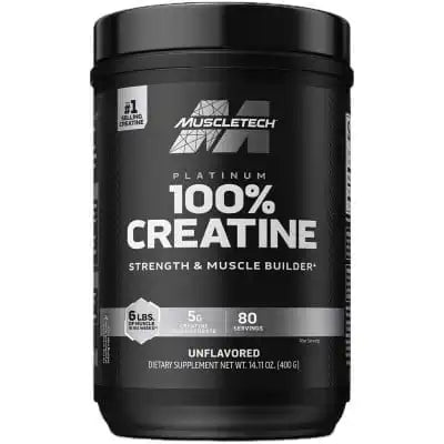Muscletech Platinum Creatine-80Serv.-400G.-Unflavored Exp 01/2027