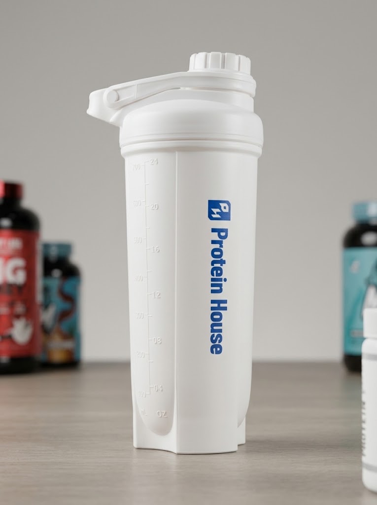 Protein House Shaker Bottle – 700ml / 24oz (With Mixer Ball)
