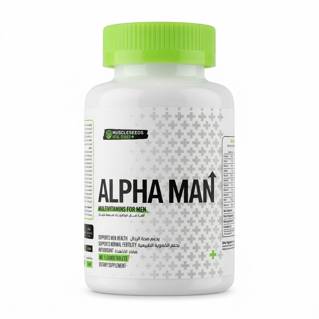 Alpha Man Multi-Vitamin + Testosterone Support  Muscleseed 60 Tablet