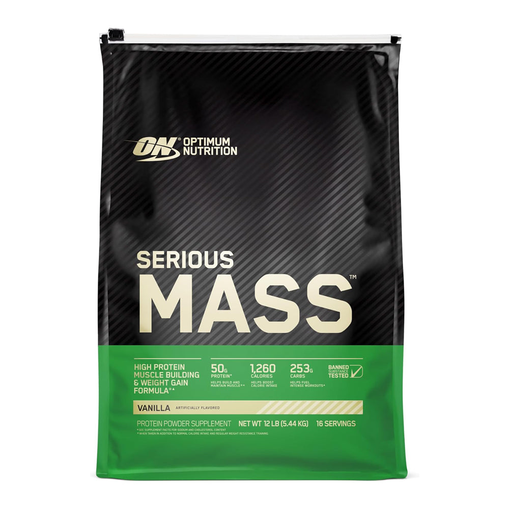 Optimum Nutrition Serious Mass-16Serv.-5.4KG- Exp 11/2026