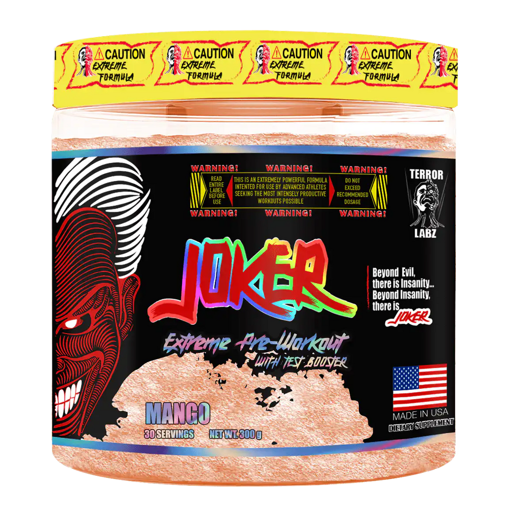 Terror Labz JOKER Pre Workout 30.Serv .Mango . Exp 07/2028