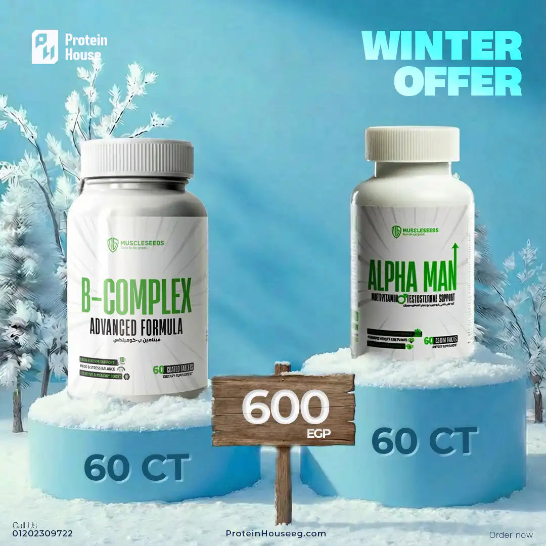 Alpha Man Multi-Vitamin + Testosterone Support 60 Tablet + B-Complex Advanced Formula 60 Tablet
