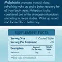 Organic Nation Melatonin 5mg-60Serv.-60Coated Tablets