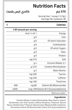 Applied Nutrition ABE Pre-Workout 30 Servings. Candy ice. Exp 10/2026