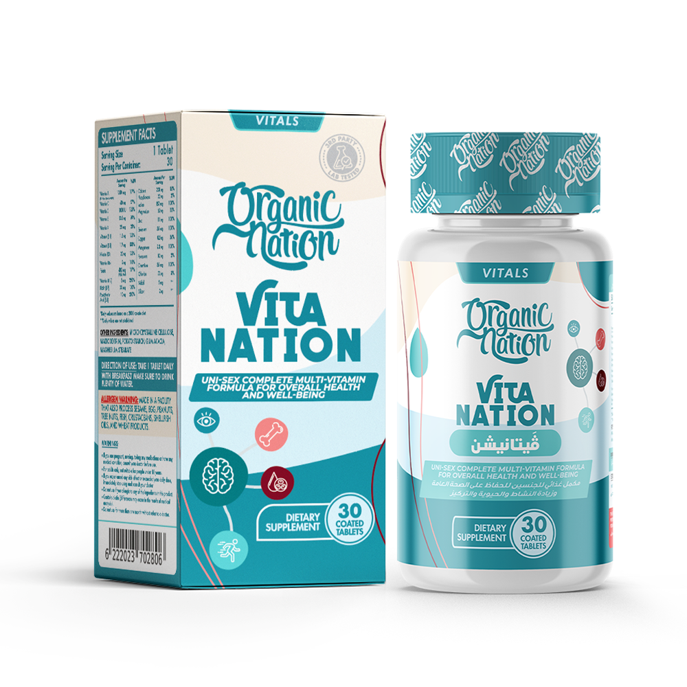 Organic Nation Vitamin Nation-30Serv.-30Tablets