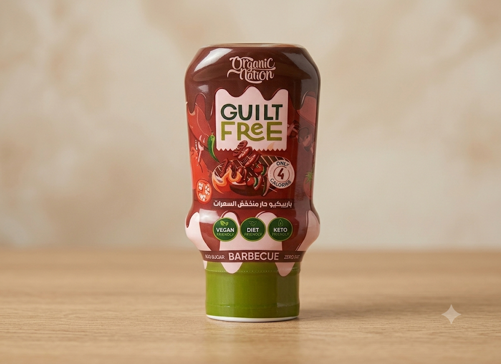 Organic Nation Guilt-Free Barbecue Sauce | Low Calorie & Keto Friendly