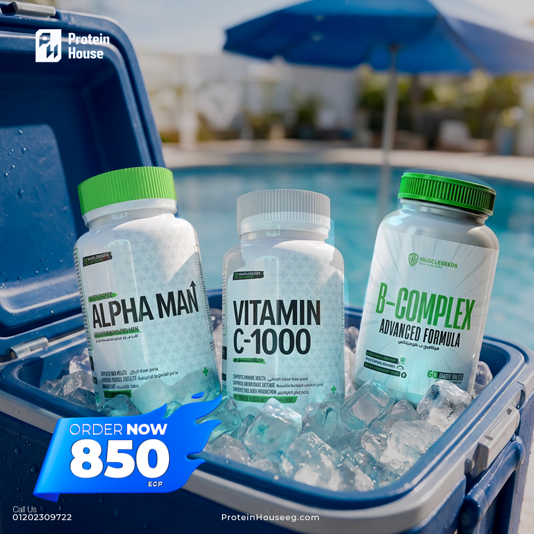 Muscleseed B-Complex Advanced Formula 60 Tablet +pha Man Multi-Vitamin &Testosterone Support Muscleseed 60 Tablet+Vitamin C-1000 Muscleseed , 60Tablets