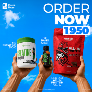 Redrex why Protein (1 kg) – Pure  for Maximum Lean Muscle & Zero Lactose + Creaseed  Nutrition Creatine Monohydrate 300g – 60Serv+ Big bang Exp : 11/2028