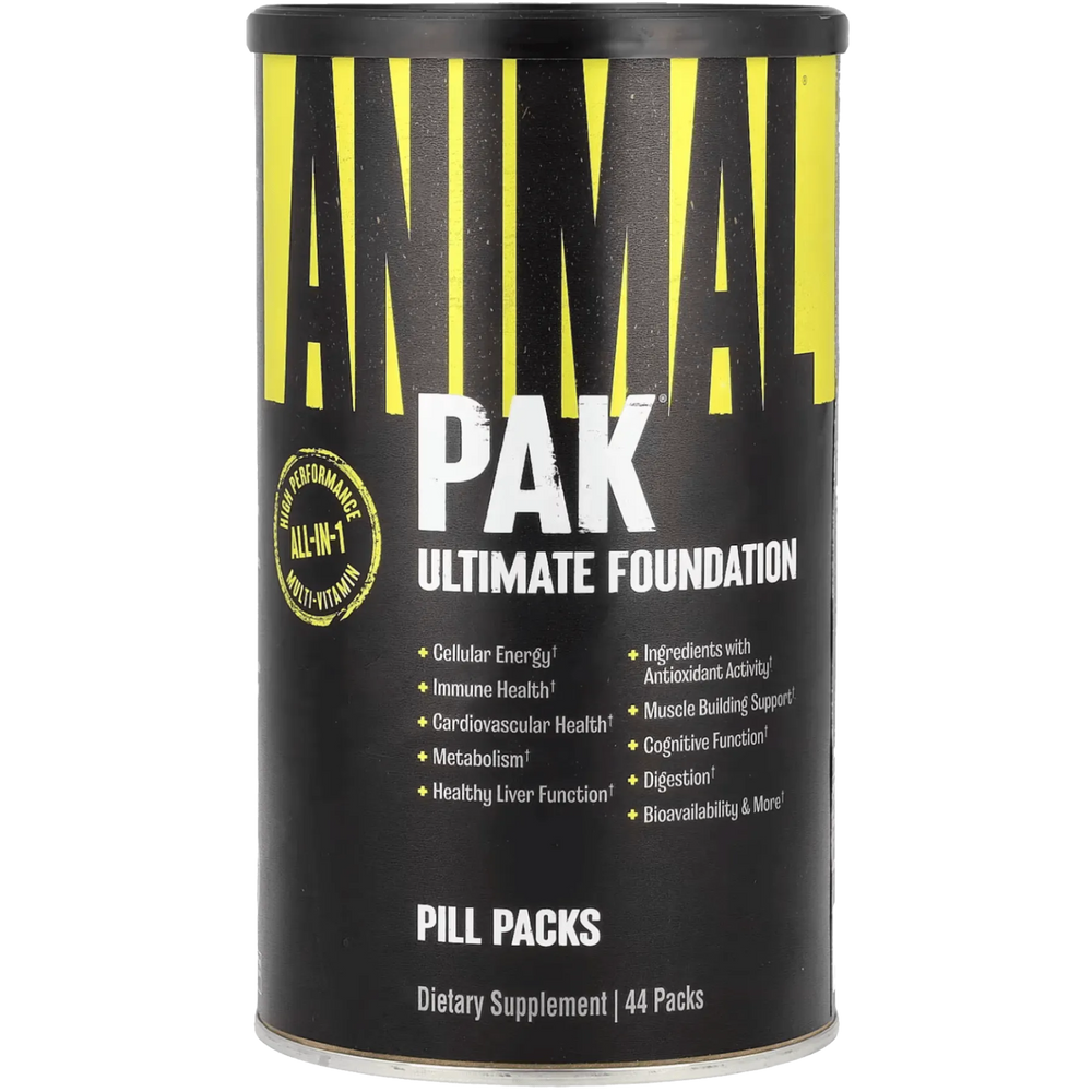 Universal Nutrition Animal Pak – All-in-One Performance Multivitamin (44 Packs)
