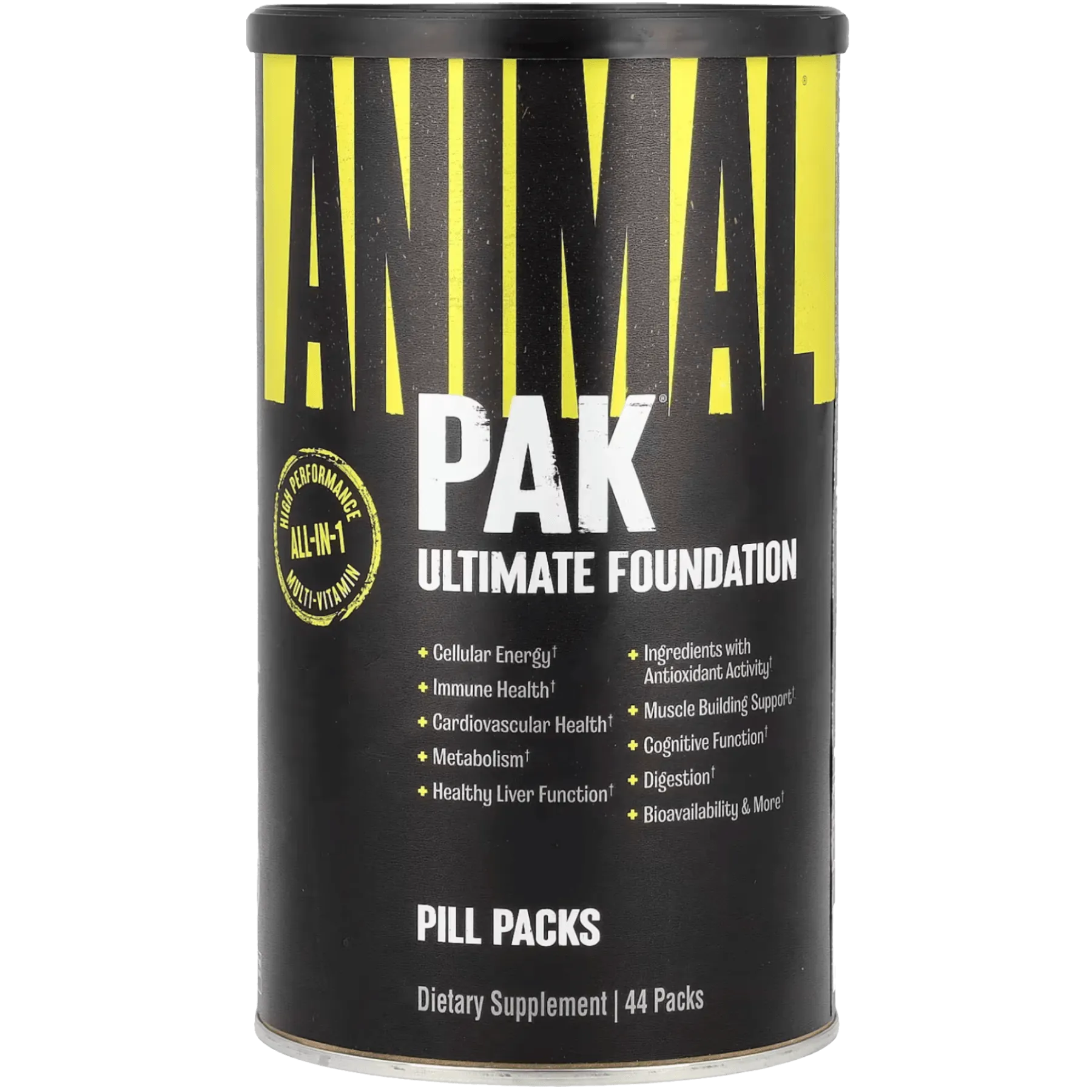 Universal Nutrition Animal Pak – All-in-One Performance Multivitamin (44 Packs)