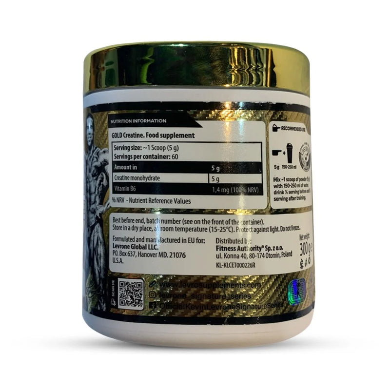 Kevin Levrone Gold Creatine – 60 Servings, 300g 
Monohydrate