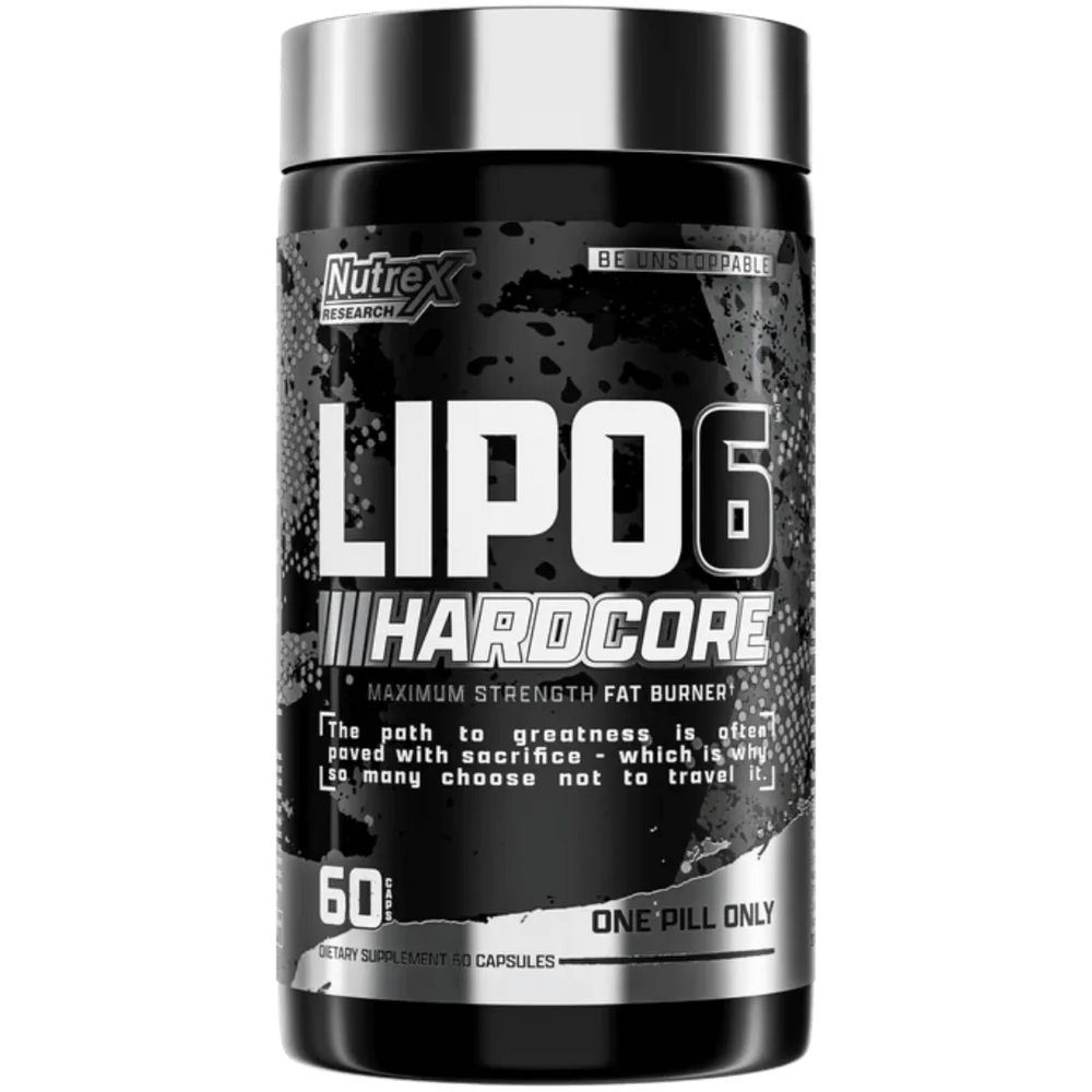 Nutrex Research Lipo-6 Hardcore – Maximum Strength Fat Burner (60 Capsules)  EXP:8/2028