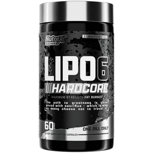 Nutrex Research Lipo-6 Hardcore – Maximum Strength Fat Burner (60 Capsules)  EXP:8/2028