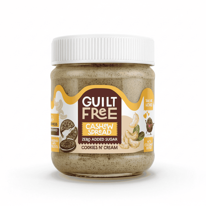 Guilt Free Cookies N' Cream Cashew Spread – Zero Added Sugar