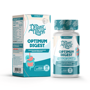Organic Nation Vitals – Optimum Digest (Full Spectrum Digestive Enzymes) – 30 Capsules