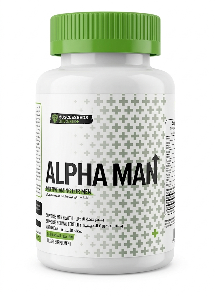 Alpha Man Multi-Vitamin + Testosterone Support  Muscleseed 60 Tablet