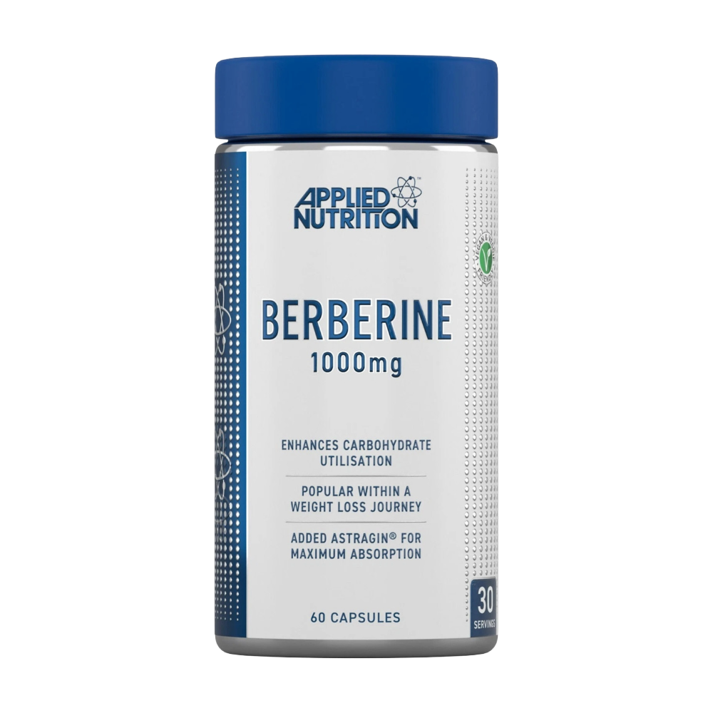 Applied Nutrition Berberine 1000mg with AstraGin – 60 Veg Capsules (30 Servings)