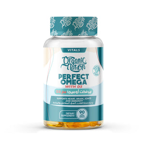 Organic Nation Perfect Omega3 With Vitamin D3-90Serv.-90Capsules