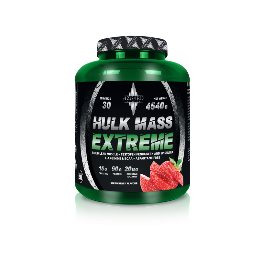 Azgard Nutrition Hulk Mass Extreme-30Serv.-4540G.-Strawberry